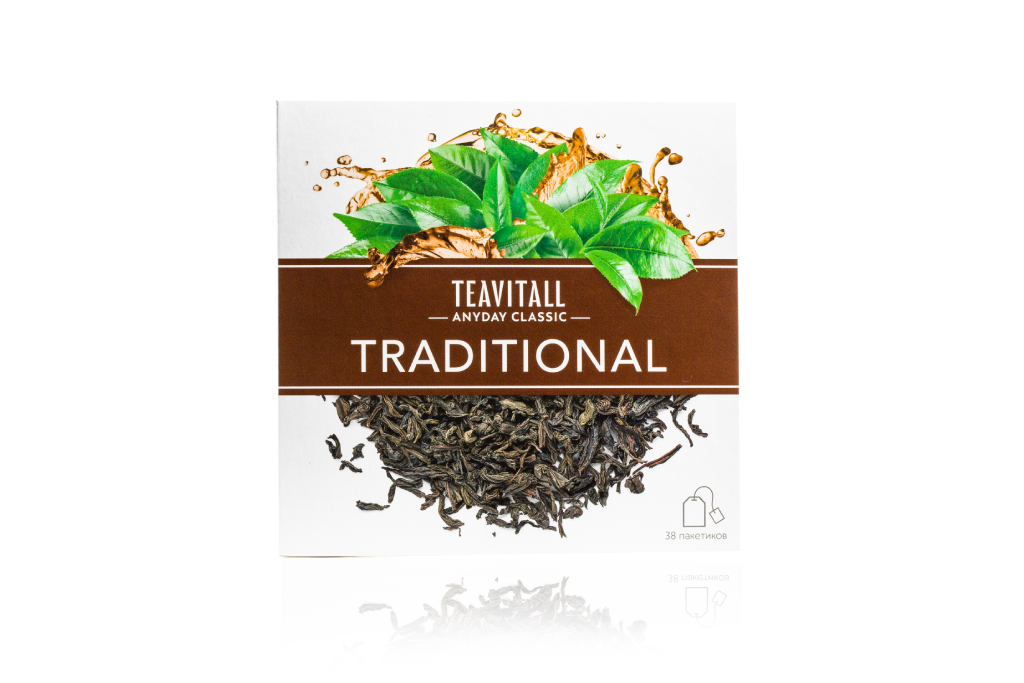 Чай черный TEAVITALL ANYDAY CLASSIC «Традиционный», 38 ф/п :: TeaVitall ...