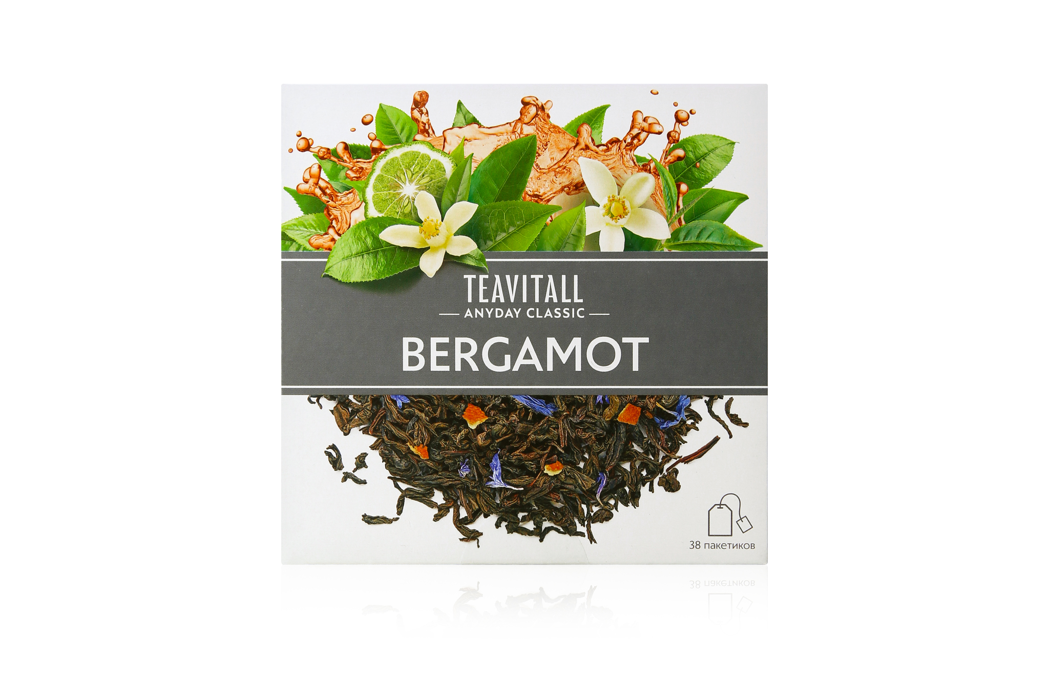Чай черный TEAVITALL ANYDAY CLASSIC «Бергамот»,38 ф/п :: TeaVitall ...